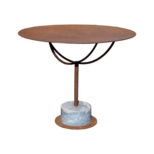 [HT000345] Table ronde metal mono pied