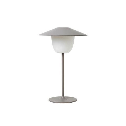 [BO000047] Lampe L.E.D. nomade gris clair PM