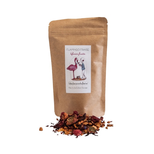 [EA000019] Tisane Flamingo fraise