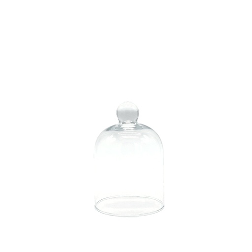 [MF000612] Cloche en verre Ø: 10 H: 15 cm