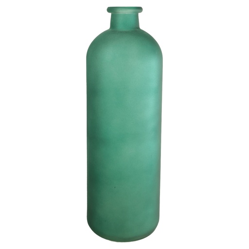 [PA000486] Bouteille givré verte H 33 Ø 5 cm