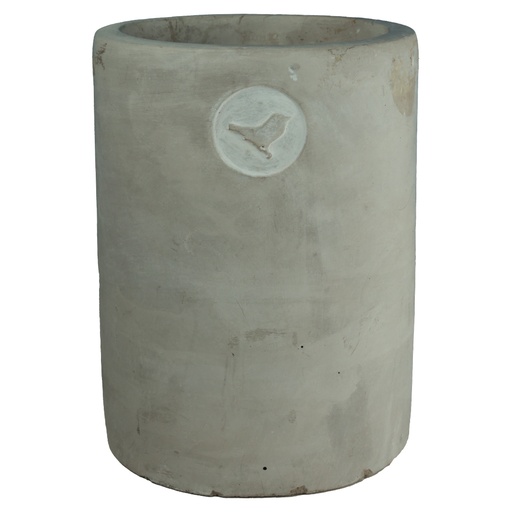 [RW000025] Cache pot rond motif oiseau GM