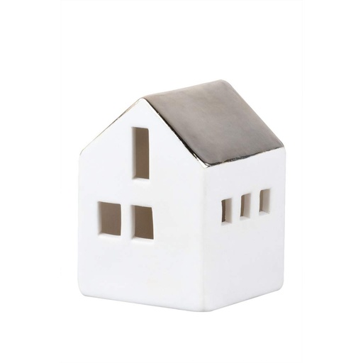 [RW000276] Mini maison porcelaine led (Large h7)