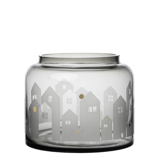 [RW000571] Vase d' hiver maison lumineuses