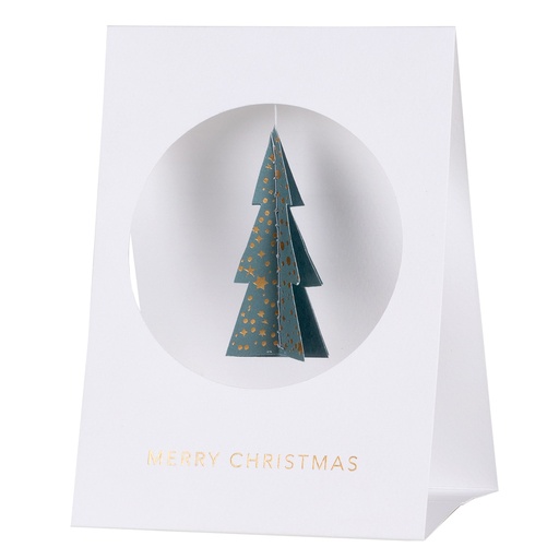 [RW000593] Carte message d' hiver ' JOYEUX NOEL '