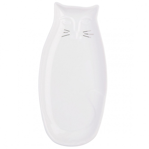 [RW000601] Vide poche chat porcelaine