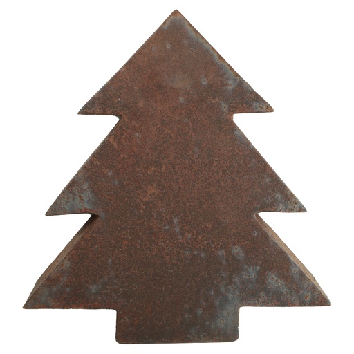 [WO000009] Sapin tôle rouillée Natale 3D H: 25cm