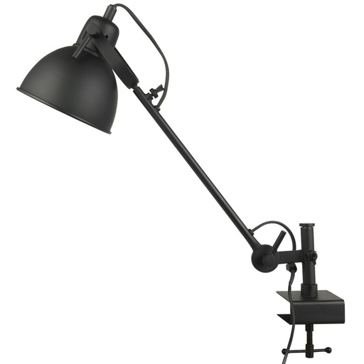 [IB000039] Lampe a fixer sur étagère en métal noir