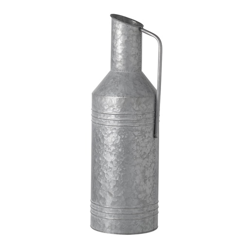 [LL000187] Vase NAUNTON rustique métal gris