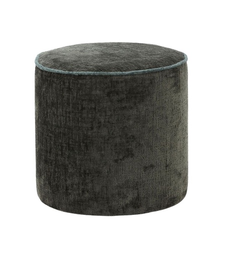 [AT000473] Pouf Brunelles vert kaki Ø40xh40cm