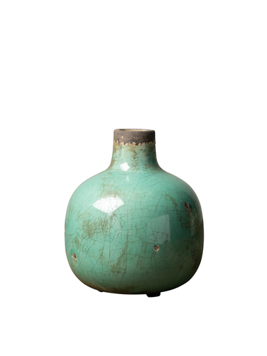 [CH002243] Vase céramique GM vert d’eau