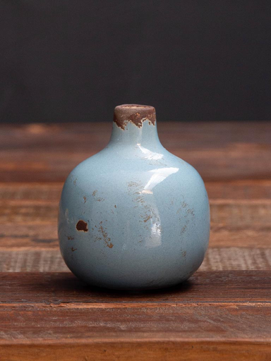 [CH002251] Vase céramique PM bleu ciel