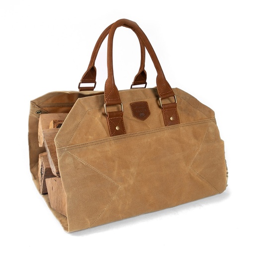 [KM000033] Sac à buches 2 en 1 CRAFTWOOD - Couleurs : CARAMEL