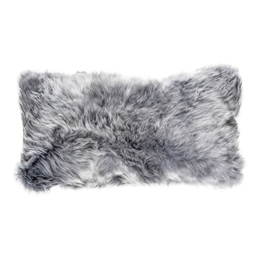 [AU000055] Coussin peau mouton Flax Gris