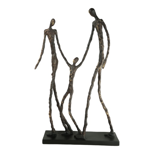 [AW000021] Sculpture POSE bronze noir