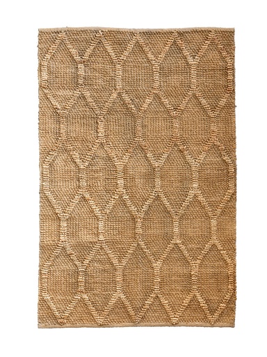 [CH002180] Tapis coton et sisal Camel