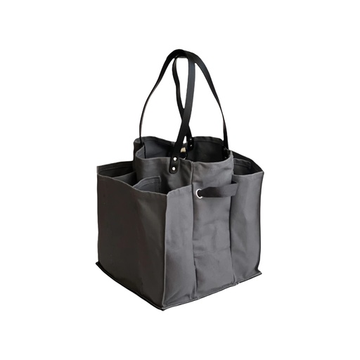 [CP000005] Sac de marché gris anses noir