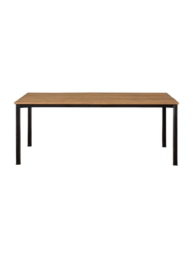 [CH003068] Table de jardin métal et Teck