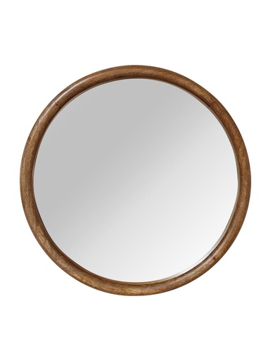 [CH003071] Miroir rond bois