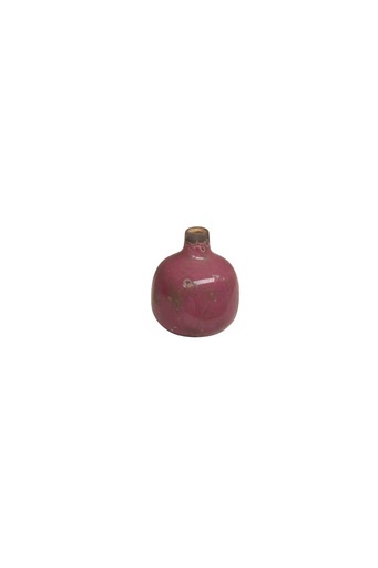 [CH003076] Vase céramique PM rose foncé