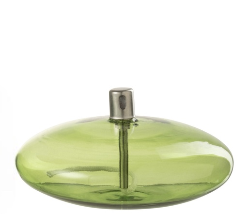 [JL000138] Lampe à huile basse vert clair