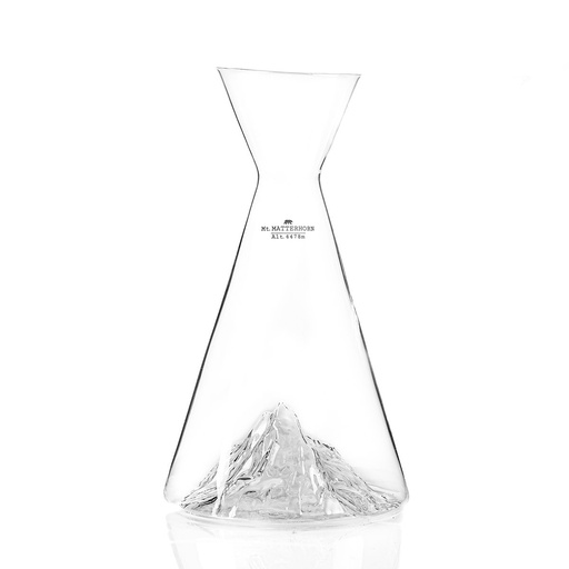 [KM000058] Carafe Topographique à eau Mont Matterhorn